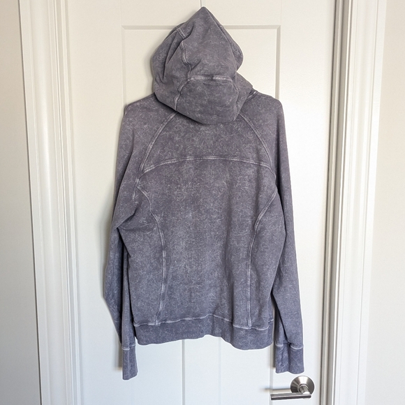 Lululemon Washed Blue Scuba Pullover Hoodie sz 10 - Picture 3 of 6